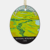 クルーゼンスターン岬トゥンドラ川 セラミックオーナメント (右)