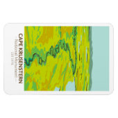 クルーゼンスターン岬トゥンドラ川 マグネット (横)