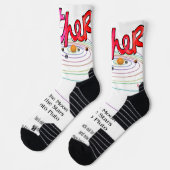 クルーソックスお母さんは？ ソックス (左)