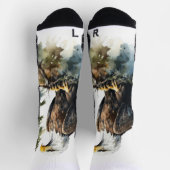 クルーソックスイーグル自然 ソックス (上部)