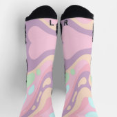 クルーソックスカラフルハッピー ソックス (上部)