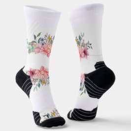 クルーソックスカラフルフローラ ソックス