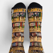 クルーソックスベージュビール ソックス (上部)