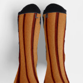 クルーソックス燃えたオ素朴レンジ ソックス (上部)