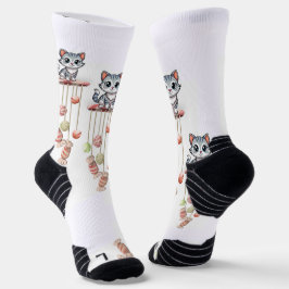 クルーソックス猫フローラヘビ ソックス