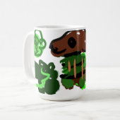 クルーソックス コーヒーマグカップ (正面左)