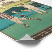 クルーデンベイスコットランドゴルフヴィンテージポスター ポスター (角)