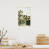 クルーニー美術館の中庭， c.1878-80 ポスター (キッチン)