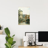 クルーニー美術館の中庭， c.1878-80 ポスター (ホームオフィス)