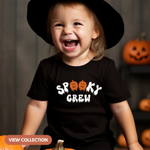 クルーハロウィン不気味マッチングファミリー トドラーTシャツ