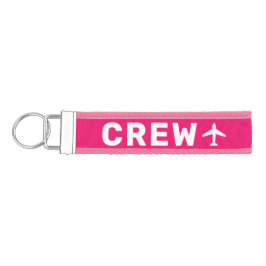 クルーラベルパーソナライズされた名カスタムKeychain リストバンドキーホルダー