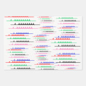 クルーレースローワーズボート – 5ボート ラッピングペーパーシート (正面)