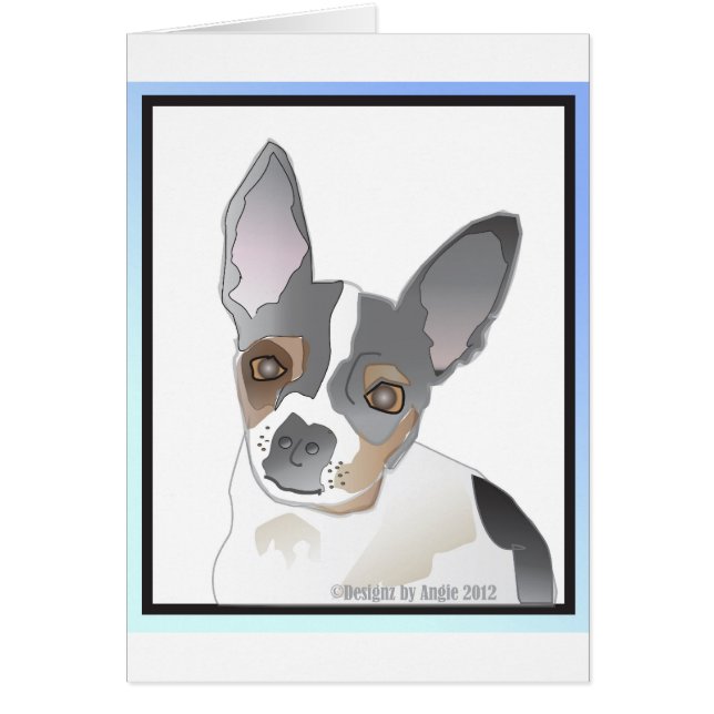 クレアのグラフィック・デザインの空白のなカード (正面)