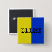 クレアのバッジピンの色 缶バッジ (正面&裏面)