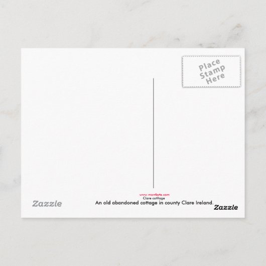 クレアの別荘のポストカード ポストカード (裏面)