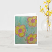 クレアの花 カード (黄色い花)
