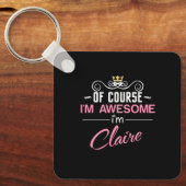 クレアもちろん私の名素晴らし前だ キーホルダー (正面)