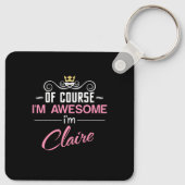 クレアもちろん私の名素晴らし前だ キーホルダー (裏面)