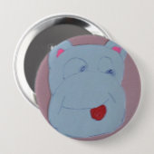 クレアジャイアント、10.2 cm(4インチ)ラウンドバッジ 缶バッジ (正面&裏面)