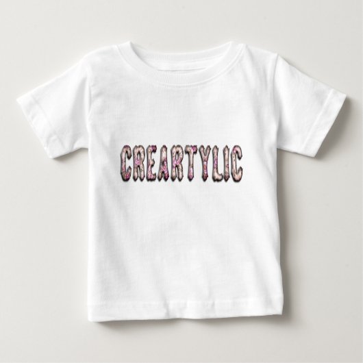 クレアチルフローラtシャツ ベビーTシャツ (正面)