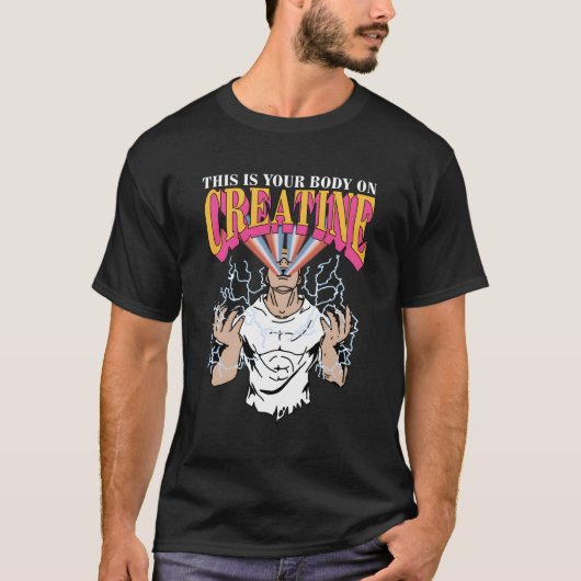 クレアチンの体 Tシャツ (正面)