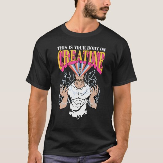 クレアチンの体 Tシャツ (正面)