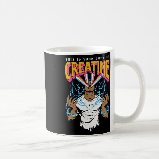 クレアチン体ジム誕生日 コーヒーマグカップ (右)
