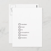 クレアティブ海馬 ポストカード (正面/裏面)