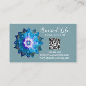 クレアドゥルネ | Peace Mandala 名刺 (裏面)