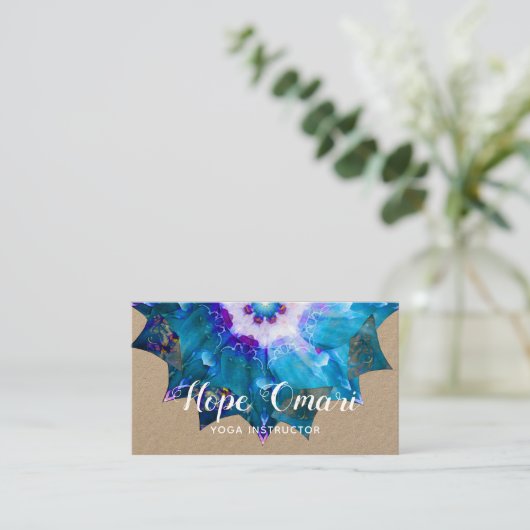 クレアドゥルネ | Peace Mandala 名刺 (スタンド正面)