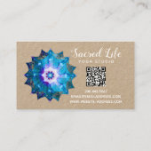 クレアドゥルネ | Peace Mandala 名刺 (裏面)