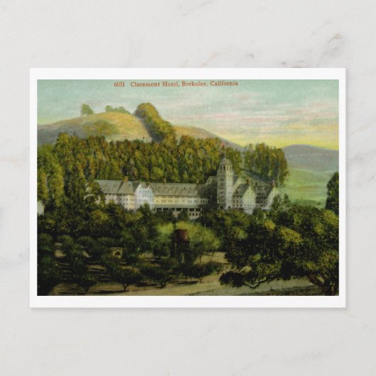 クレアモントホテルバークレーCAヴィンテージ ポストカード (正面)