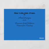 クレアモントホテル/CAミニコレクタブルプリント ポストカード (裏面)