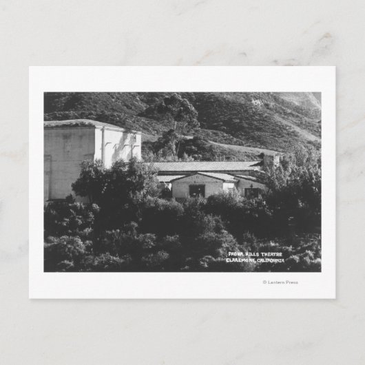 クレアモント、カリフォルニア州パドアヒルズシアターの景色 ポストカード (正面)
