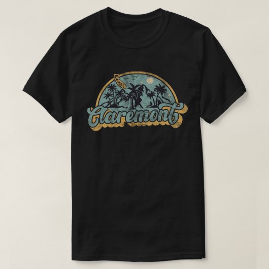 クレアモント, カリフォルニア Tシャツ (デザイン正面)