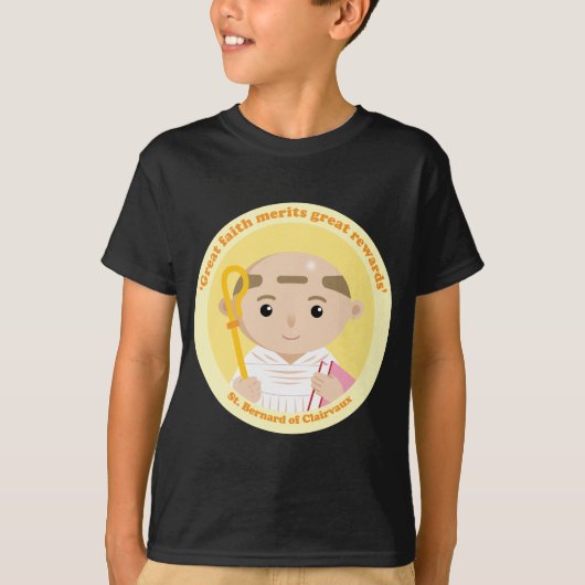 クレアヴォーの聖ベルナール Tシャツ (正面)