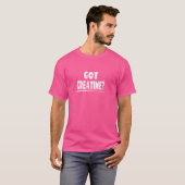 クレア得チン – おもしろいトレーニングジムことわざ Tシャツ (正面フル)
