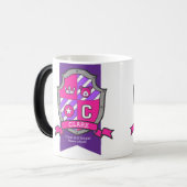 クレア文字Cクレストピンクベア名の意味 モーフィングマグカップ (正面左)