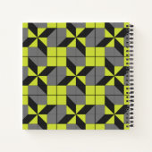 クレイの選択キルトブロックキルターズスパイラルノート ノートブック (裏面)