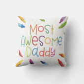 クレイオンズモスト素晴らしルダディタイポグラフィ装飾用クッション クッション (裏面)