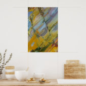 クレイカラフルオラジャスパー ポスター (キッチン)