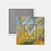 クレイカラフルオラジャスパー マグネット (正面/裏面)