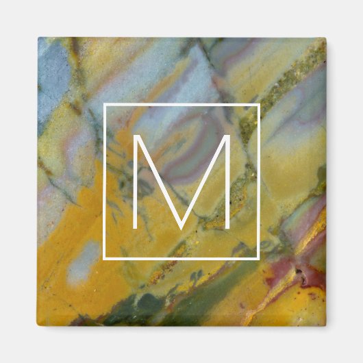 クレイカラフルオラジャスパー マグネット (正面)