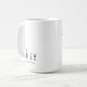 クレイグおよびTasha コーヒーマグカップ (正面左)