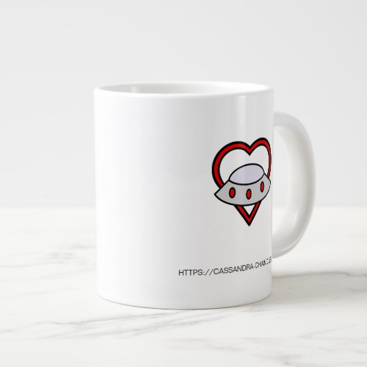 クレイグとエリージャイアントクリスマスコーヒーマグ ジャンボコーヒーマグカップ (正面右)