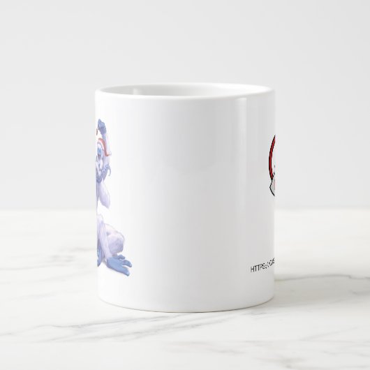 クレイグとエリージャイアントクリスマスコーヒーマグ ジャンボコーヒーマグカップ (正面)