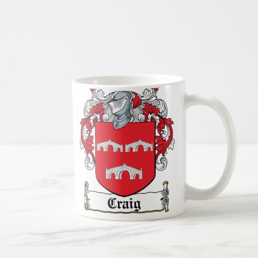 クレイグの家紋 コーヒーマグカップ (右)