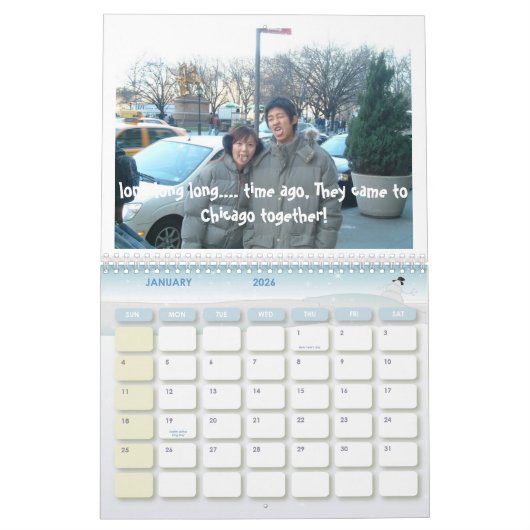 クレイグの誕生日プレゼント--最後1 カレンダー (1月 2026)