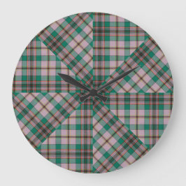 クレイグ古代タータンチェック ラージ壁時計