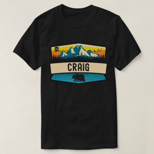 クレイグ, アラスカ州 Tシャツ (デザイン正面)